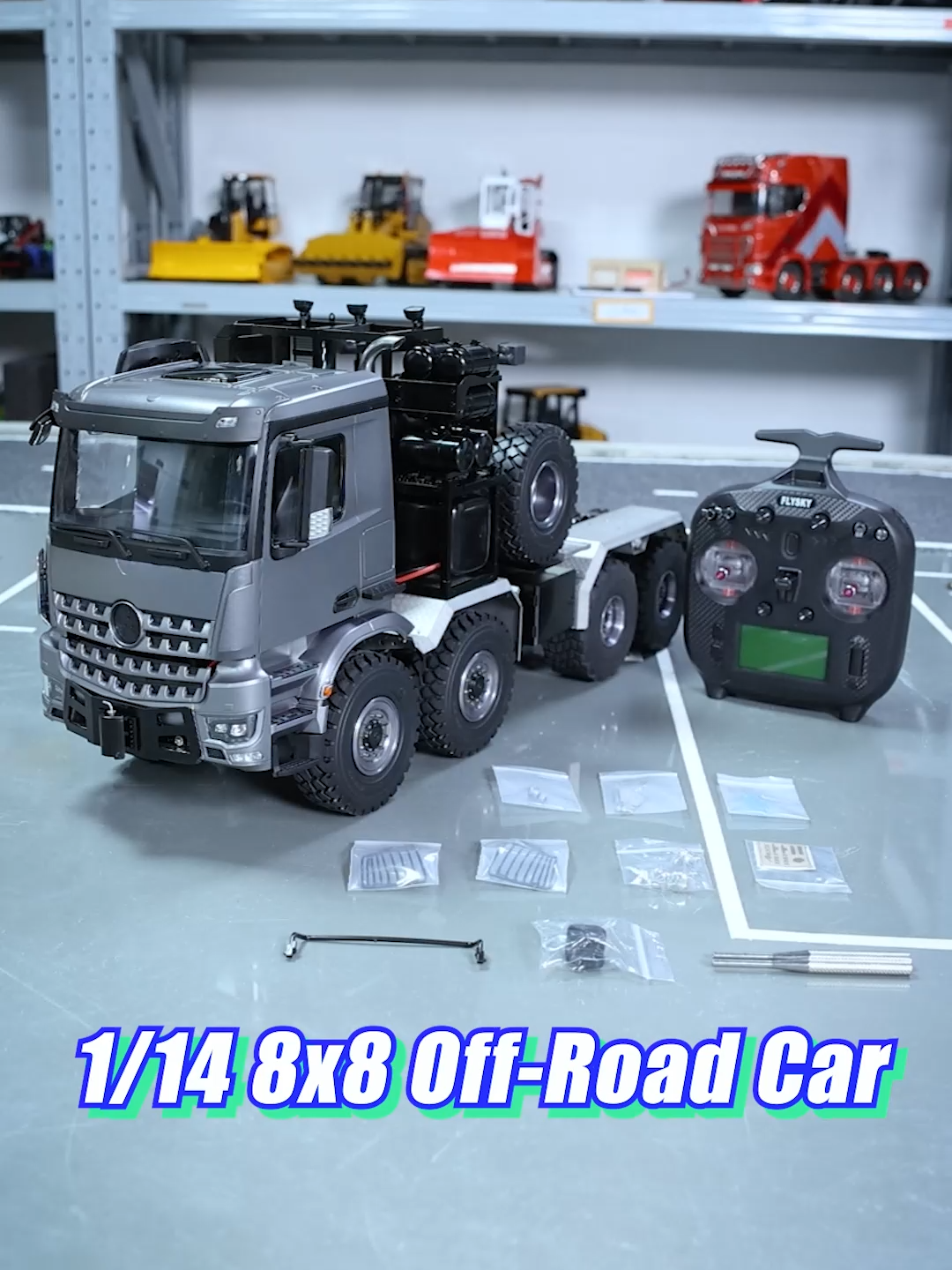 Unbox new cabin 8x8 off road heavy duty tractor truck, massive power! #DIYRC #toucanhobby #ToucanRCHobby #ScaleModels #RCAddicts #RCLife #ConstructionRC #RCModel #ModelBuild #ScaleModel #Satisfying #CustomRC