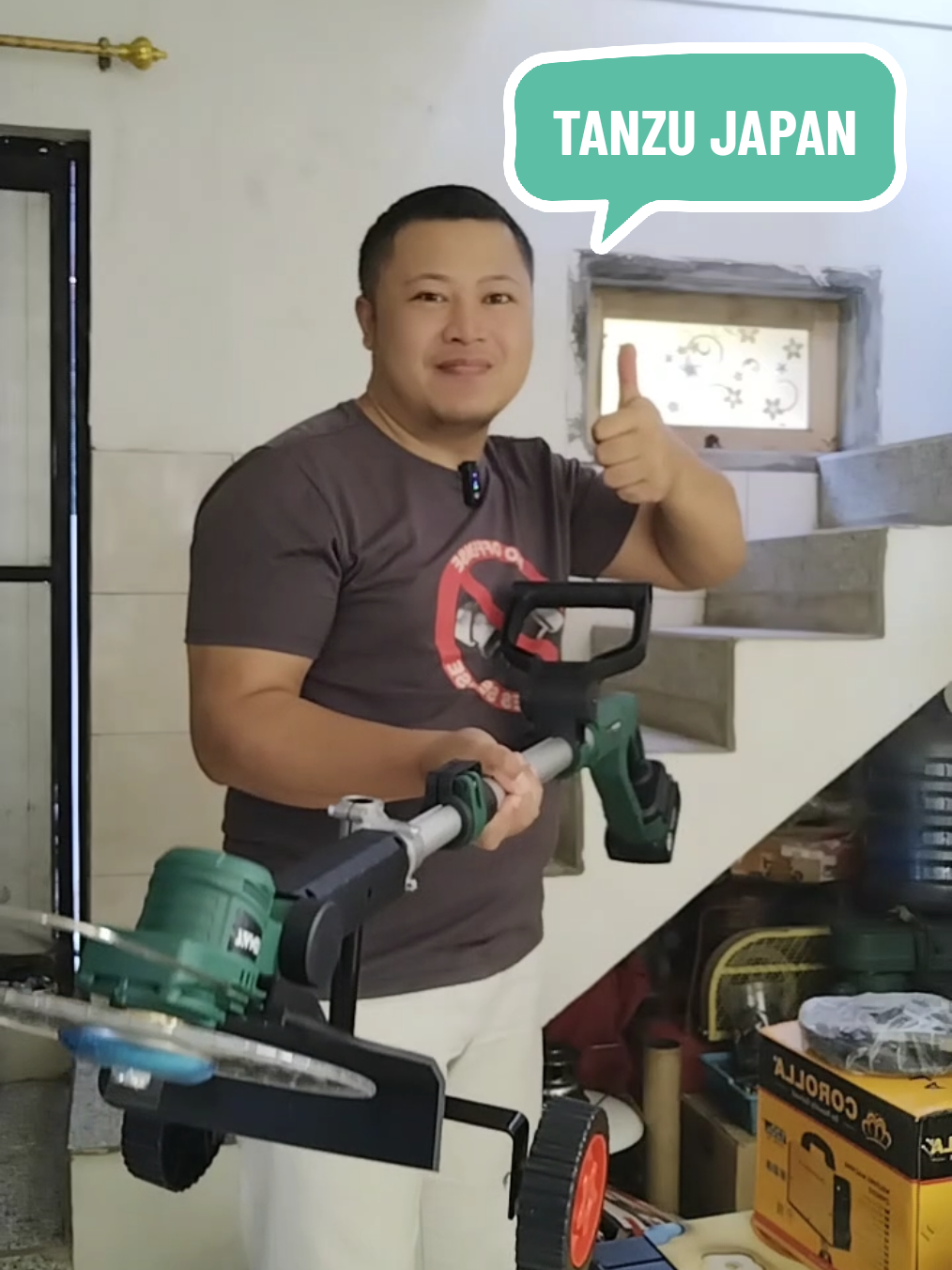 mesin rumput tanzu japan #fyp #racuntiktok #mesinrumput #mesinpotongrumput #mesin rumput brushless 