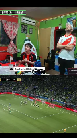 Reação da torcida do river plate com empate do Palmeiras 😂 Créditos: @Frankucho Bonetto  #viral #palmeiras #argentina #bocajuniors #riverplate 