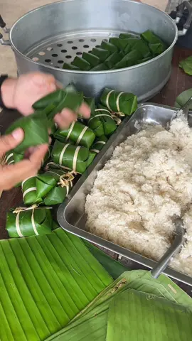 มัดตอก  #ตอกไม้ไผ่ #ข้าวต้มผัด #homemade 