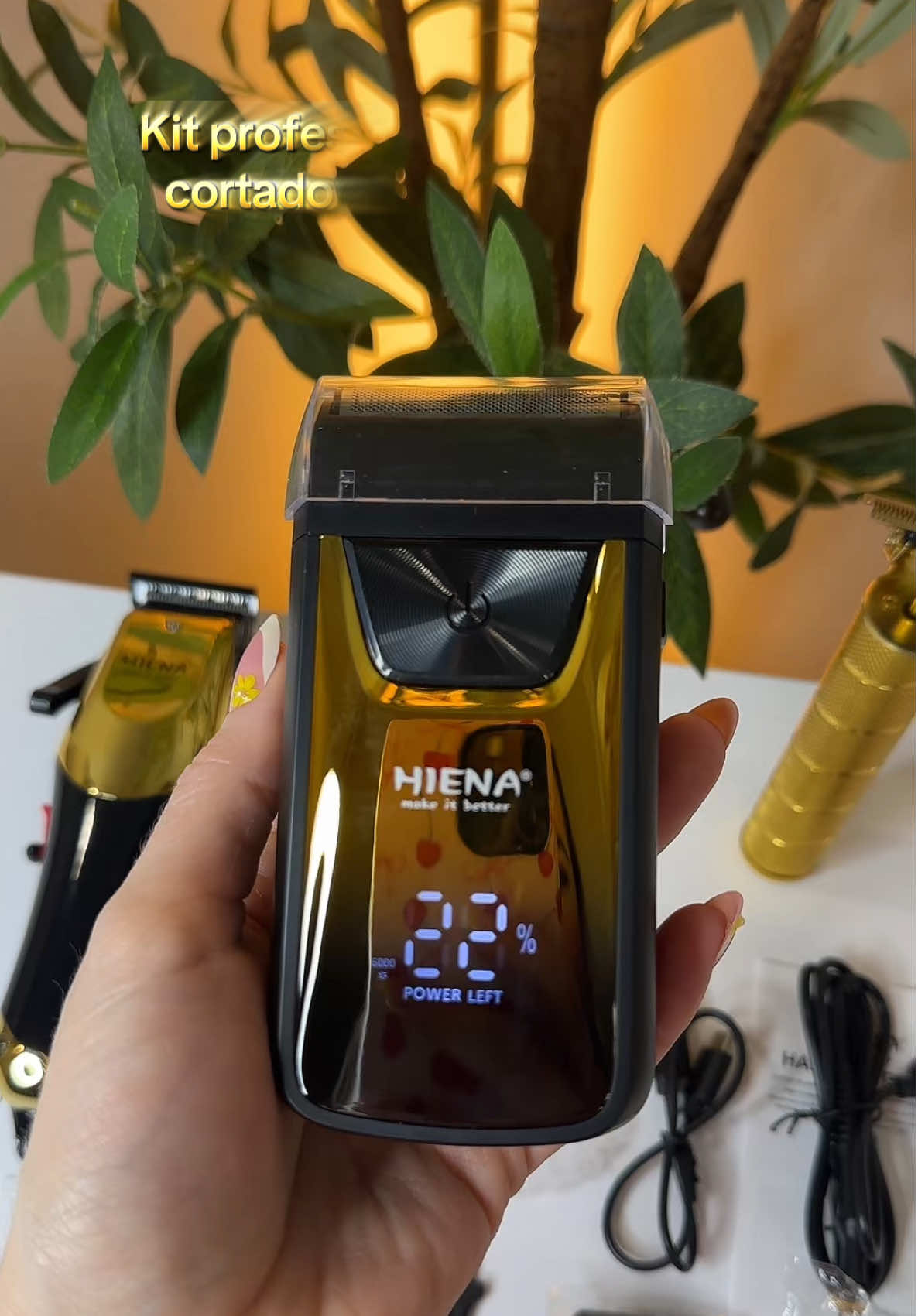 Kit profesional de 3 piezas de cortadora y recortadora de cabello##tiktokshop ##hombres ##