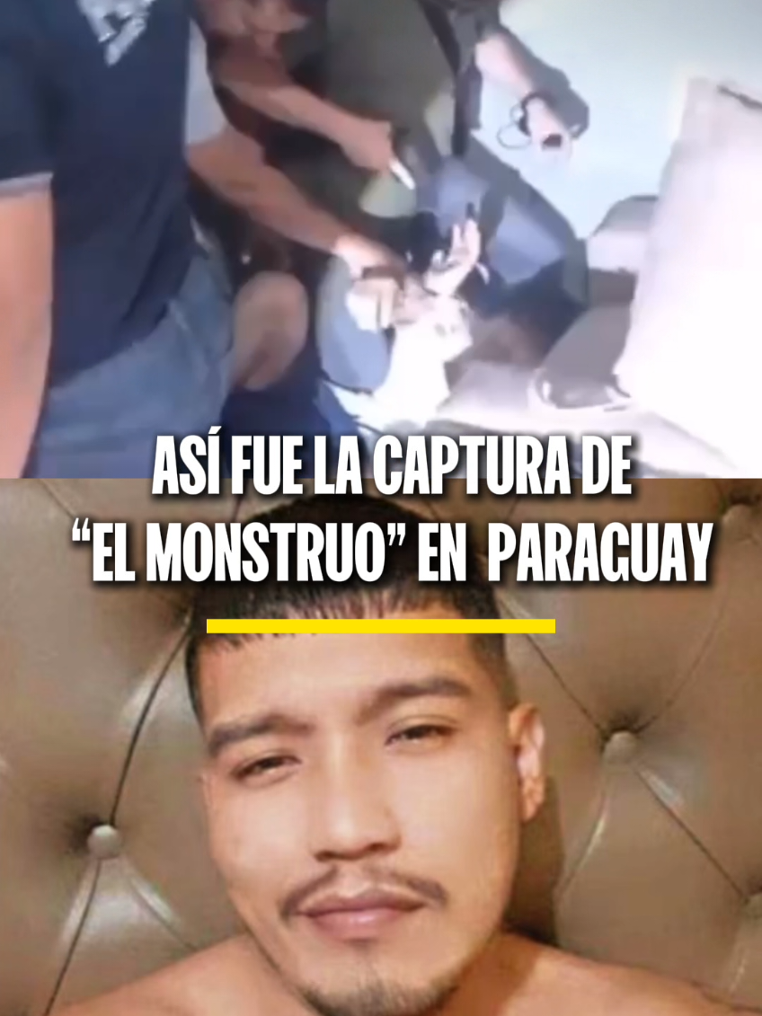 Este es el preciso instante en que se logró la captura de Erick Moreno, alias “El Monstruo”, en Paraguay.  #LatinaNoticias #Perú #NoticiasPerú