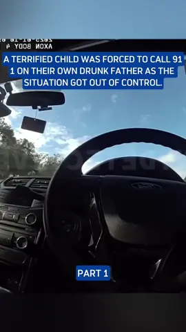 A terrified child was forced to call 911 on their own drink father as the situation out of control #fyp #viral #bodycam #police #bodycamfiles 