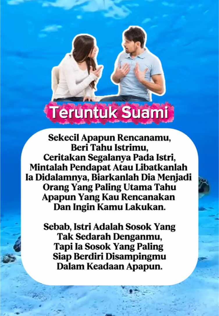 Ter untuk para suami 🥹 #konten #reels #motivasi #kehidupan #CapCut 