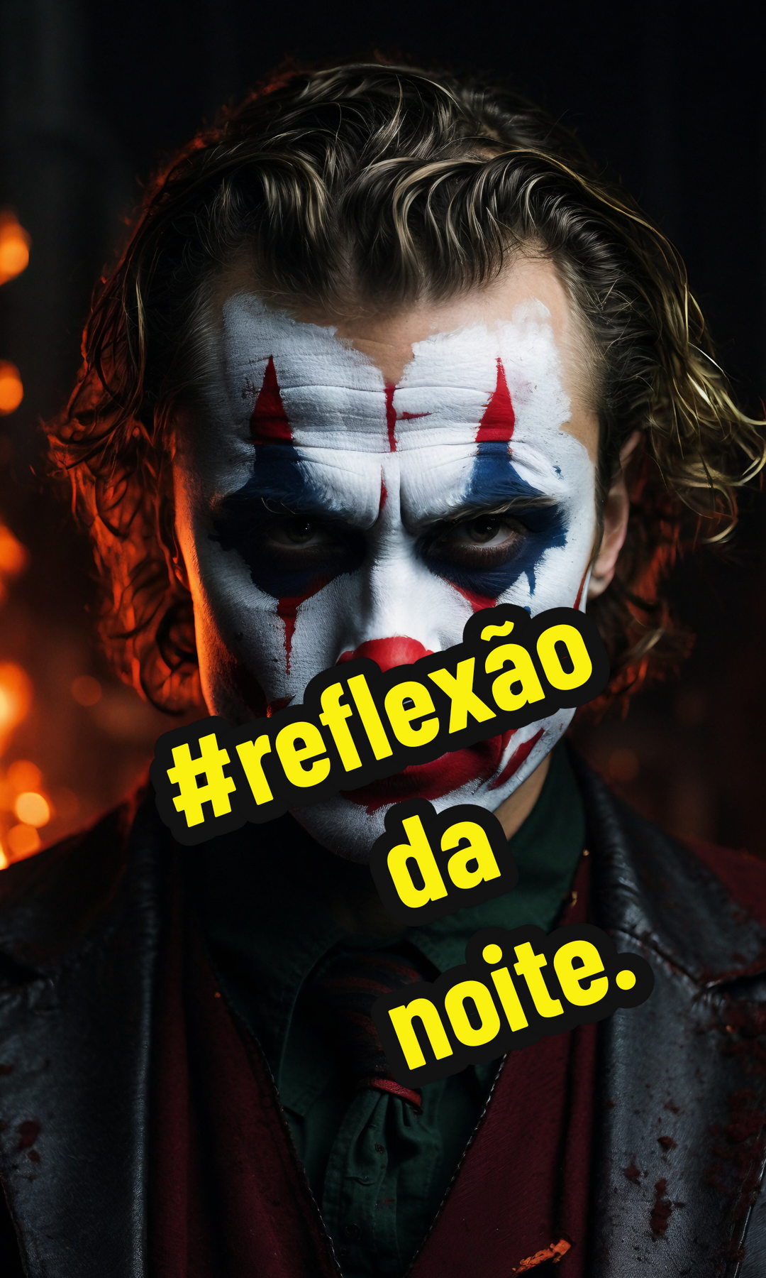 BOA NOITE... SABE PORQUE EU SEI QUE EU VOU  CHEGAR ONDE EU QUERO CHEGAR. AH SE GOSTOU CURTE COMENTA E COMPARTILHA PARA MAIS VÍDEOS COMO ESSE. #poderdapalavra #motivação  #reflexão  #coringa  #fyp 