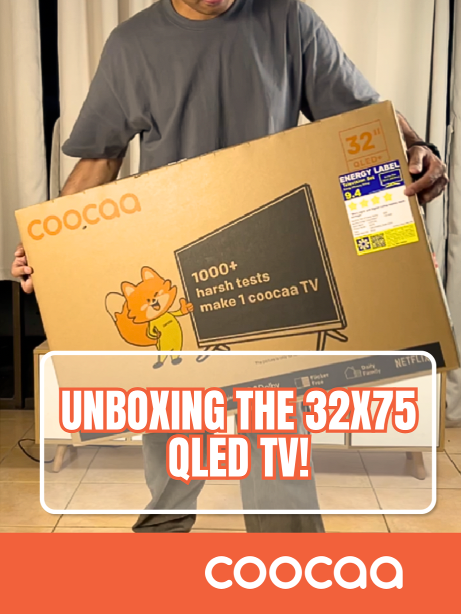 Unbox COOCAA's new 32 inches QLED GOOGLE TV, the 32X75 witth vibrant visuals, dolby audio and many more! Watch the video learn more!  #coocaa #googletv #netflix #ledtv #unboxing