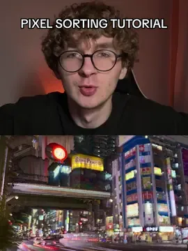 PIXEL SORT EFFECT IN TOUCHDESIGNER  а в моем тгк все полезные файлы tddsash #touchdesigner #pixelsort #tutorial #туториал #рекомендации 
