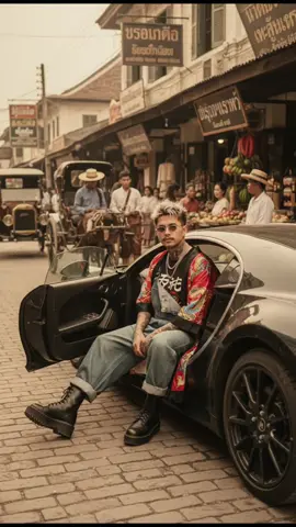 ขับรถย้อนไปปี1900s (แจกPrompt)🤖👇 #แจกPromptAI #aiสร้างภาพ #prompt #AIฟรี #ai 