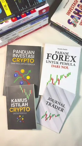 Ada teknik, ada strategi. Semua dijelasin lengkap di buku pemula ini. #forex #crypto #chart #bukurekomendasi #fyppp 