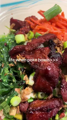 always fresh n flavorful PLUS you gey an insane bang for your buck PLUS they serve boba  #boba #hawaiian #pokebowl #Foodie 