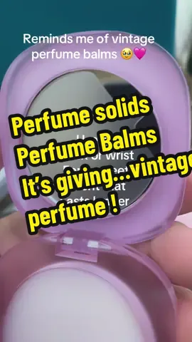 I know it’s time to dye those roots and I just woke up so… anyway I really love these perfume balms! Remind me of vintage perfume balms. Get it in the link below 👇 #pleacoz #fyp #solidperfumes #vintage #tiktokshoprestock 