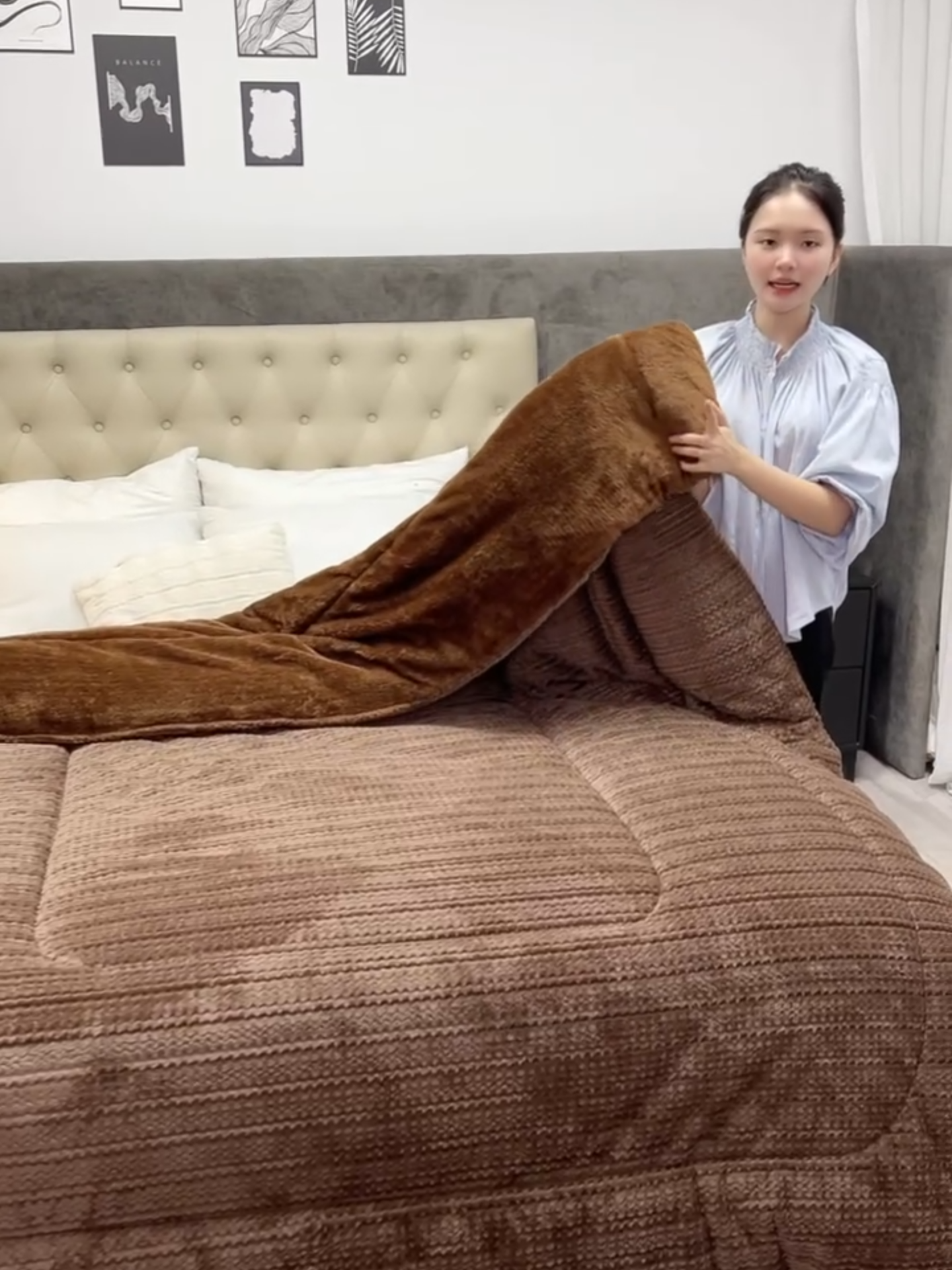 Nhiều năm liền vẫn giữ top chăn yêu thích trong lòng khách hàng #lasante #changagoidemcaocap #changagoidem #chăn_lông_cừu #chăn_đông #fyp