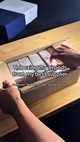 best quality airpods 🔥 #airpods #airpodpros2 #mysteryresells #reseller #airpodsupplier 