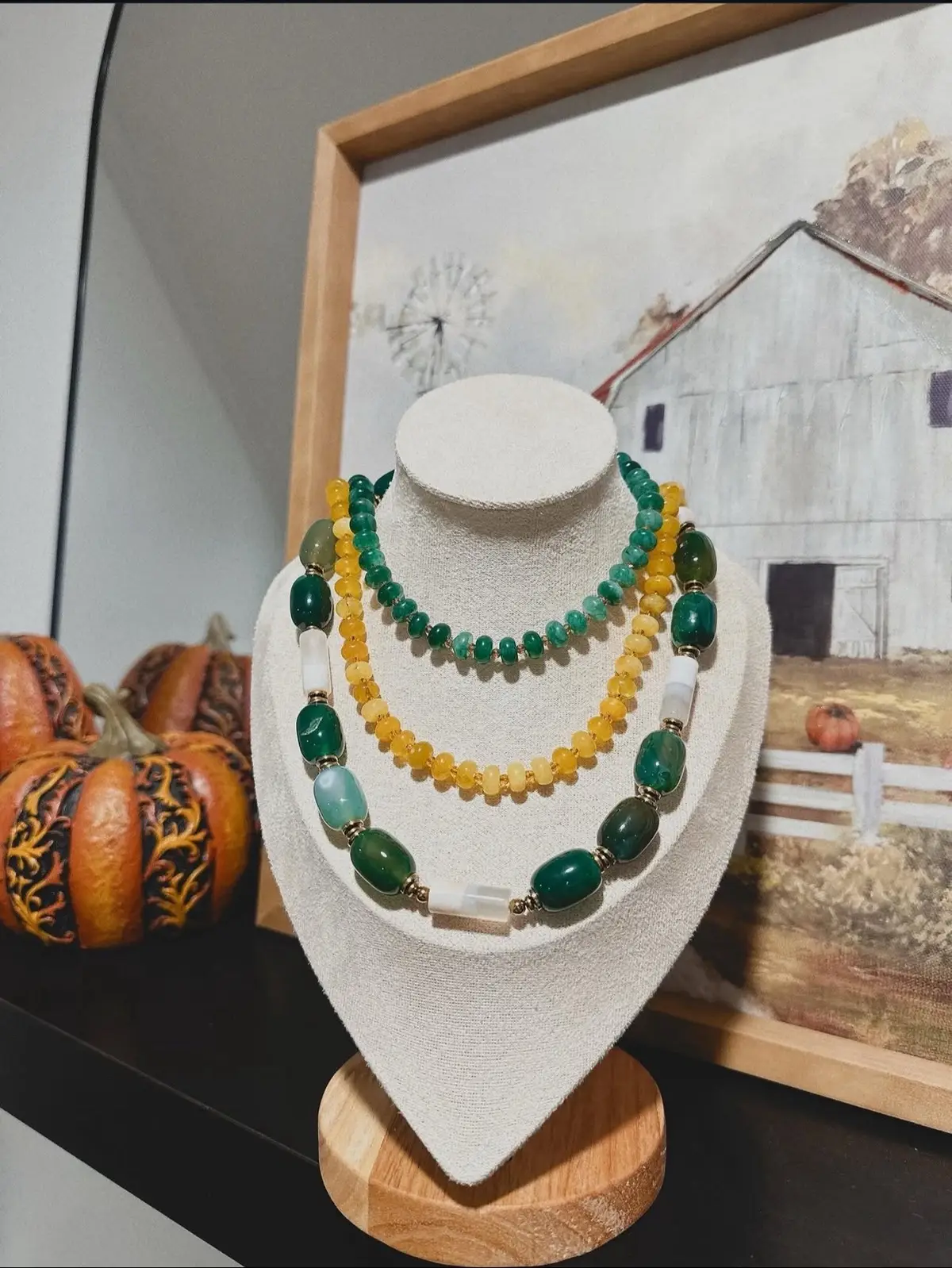 If you’re new, go follow my IG for more Jewlery Pieces! Shop anytime! #jewelry #necklaces #handmade #autumn #collares