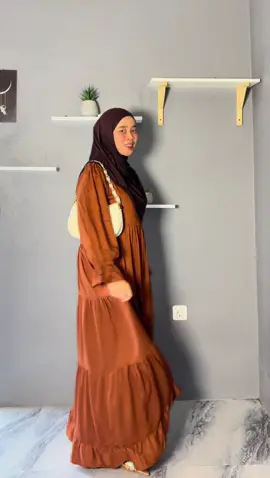 Medina warna coklat udah restock sayang🥰cek keranjang kuning ❤️‍🔥 #gamiskekinian #gamiscantik #fypage #gamisrayontwill #gamismurah 