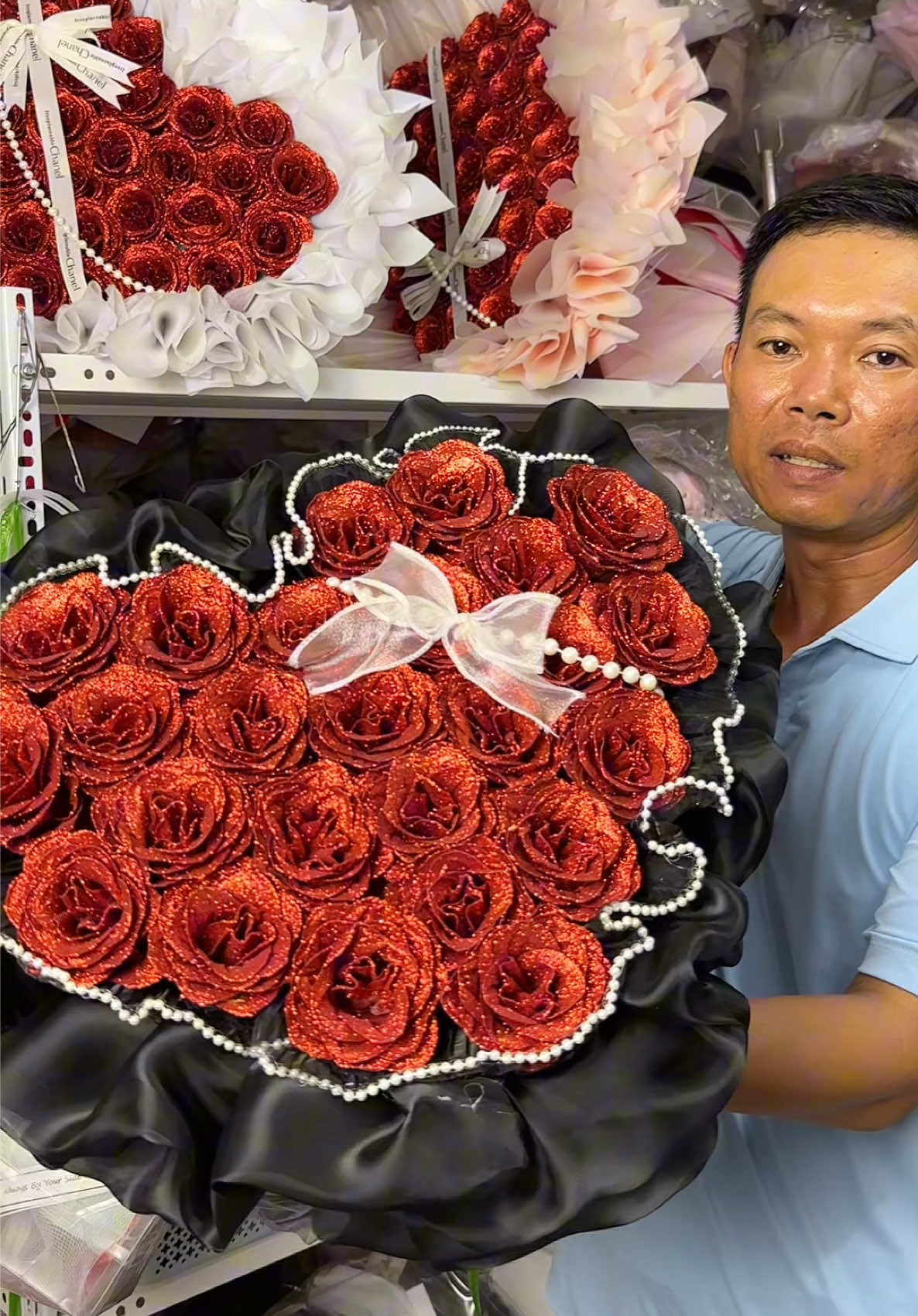 Bó hoa sáp sang trọng dành tặng bạn gái,người yêu dịp lễ 20-10, ngày 8-3,ngày sinh nhật ý nghĩa #bohoasap #hoatangbangai #quatangnguoiyeu #thuansansale9 