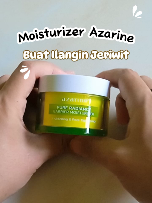 Cek keranjang kuning 💕 #moisturizer #moisturizerviral #azarine #azarineproduct #moisturizerazarine 