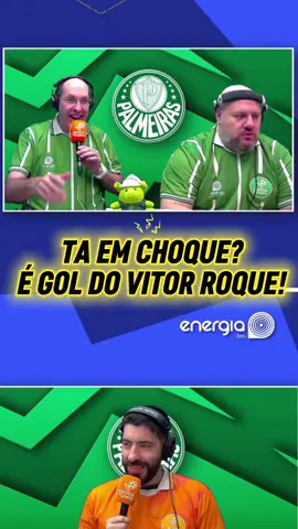 Tá Em Choque ⚡️? É Gol do Vitor Roque! 🐯⚽️ Manda pro seu amigo rival que está em choque ! 🎵 @marlongoes #palmeiras