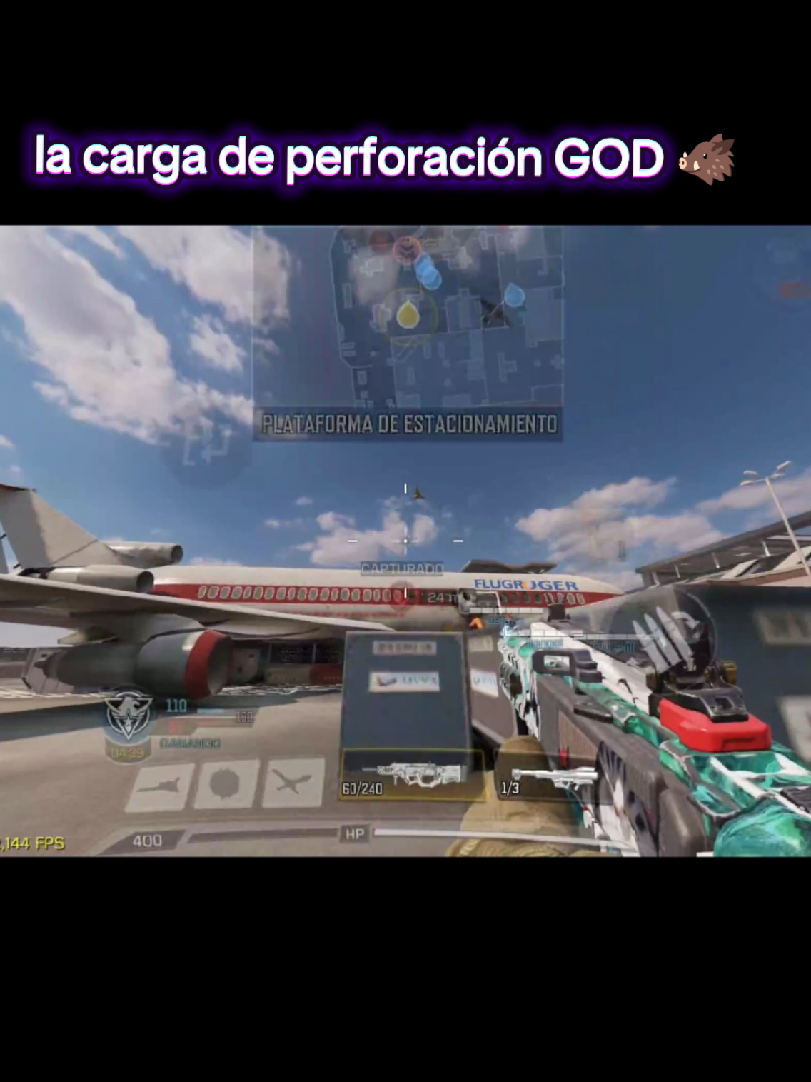 la carga de perforación GOD 🐗  #clip  #mrfearjkl  #cod #codm #codmobile 