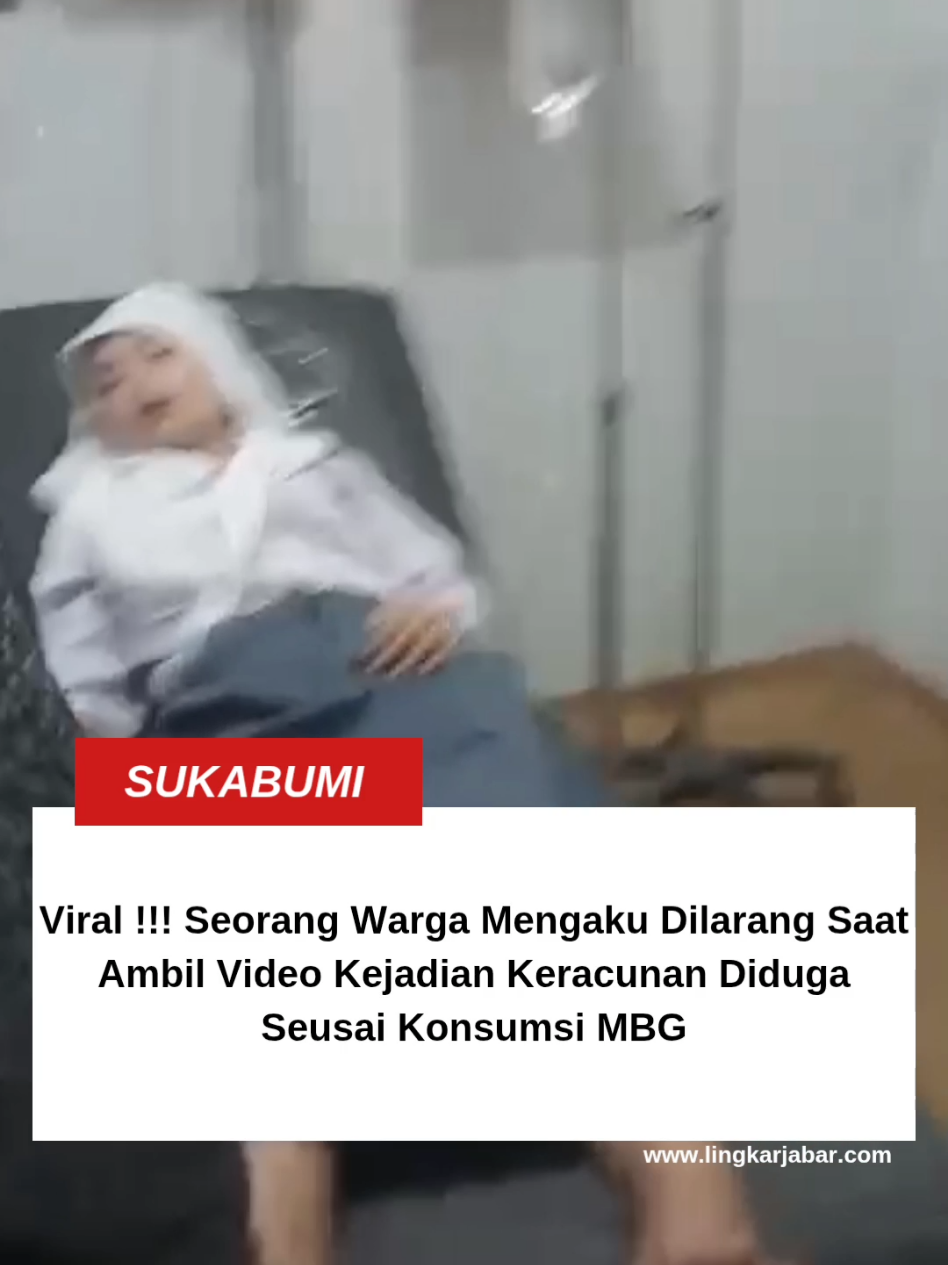 Dari informasi yang didapat lingkarjabar.com kejadian keracunan masal tersebut terjadi di wilayah Pelabuhanratu, Sukabumi, Sebanyak 32 Siswa di salah satu Sekolah Menengah Kejuruan (SMK) Alami Gejala Keracunan Yang diduga Seusai Konsumsi MBG #tiktoklive  #lingkarjabar #sukabumi #livehighlights #keracunanmbg 