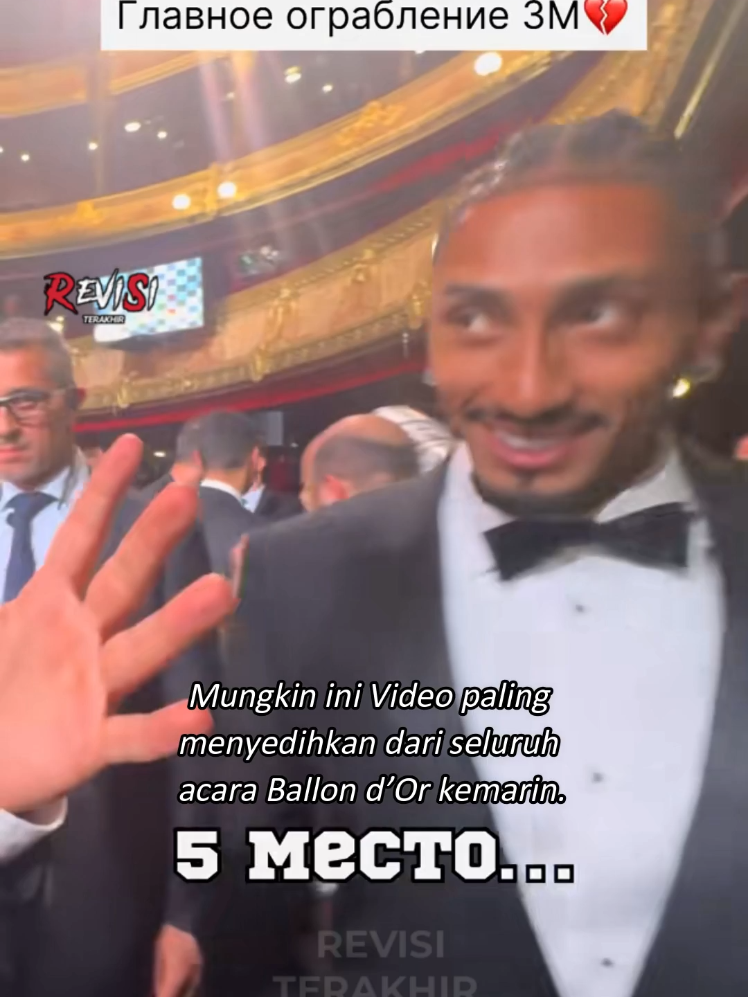 Air mata Raphinha yang tak terlihat di Ballon d'Or 😥 #footballl #footballtiktok #sepakbola