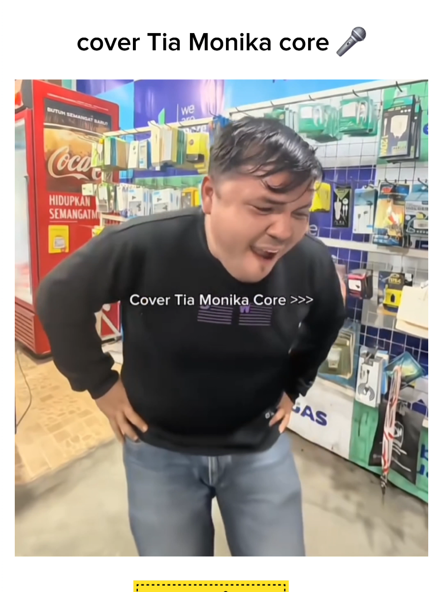cover tia monika #fyp #tiamonika #core #funnyvideos #videolucu 