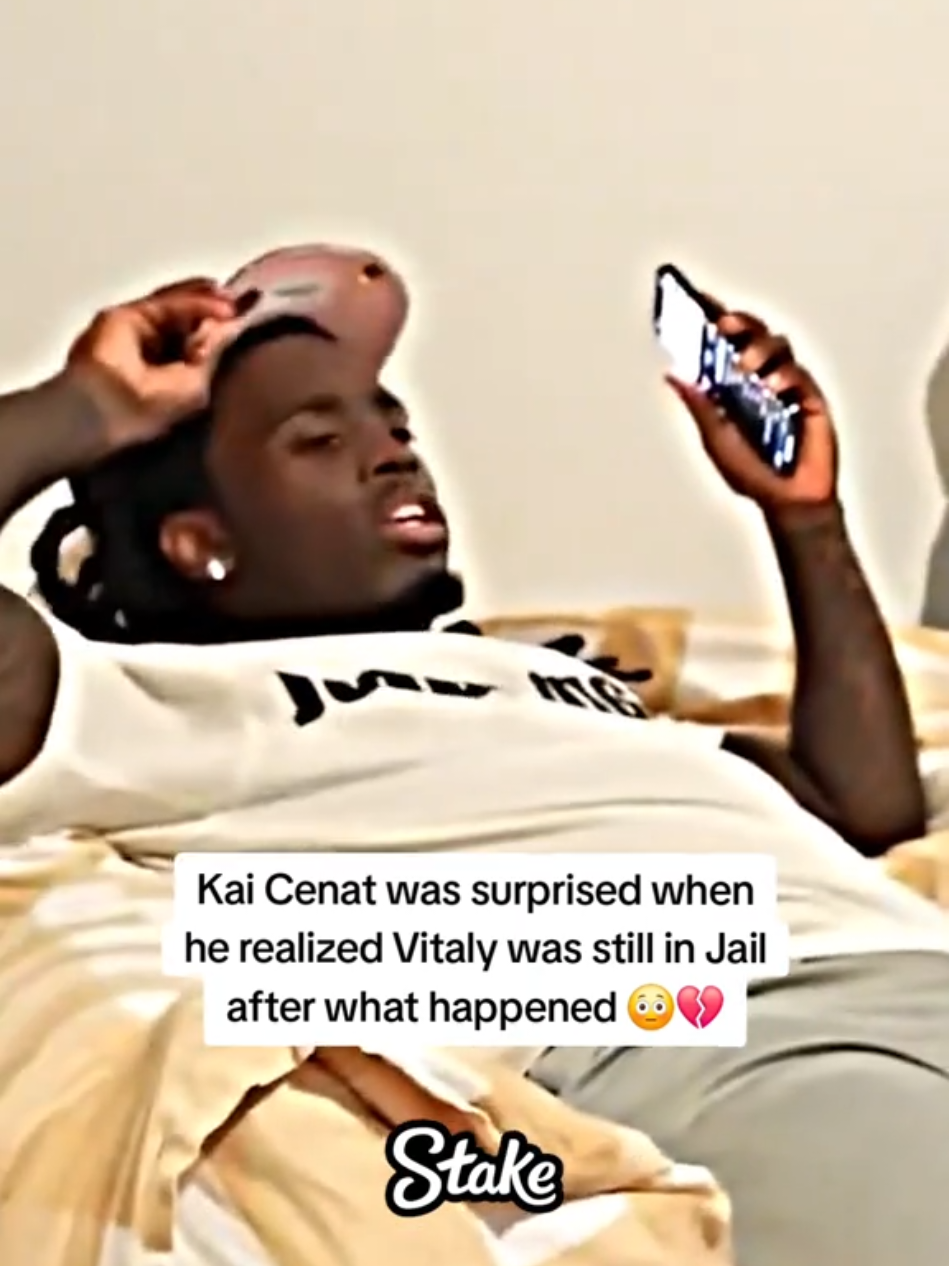Kai Cenat was surprised when he realized Vitaly was still in Jail after what happened 😳💔 #kaicenat #fyp 