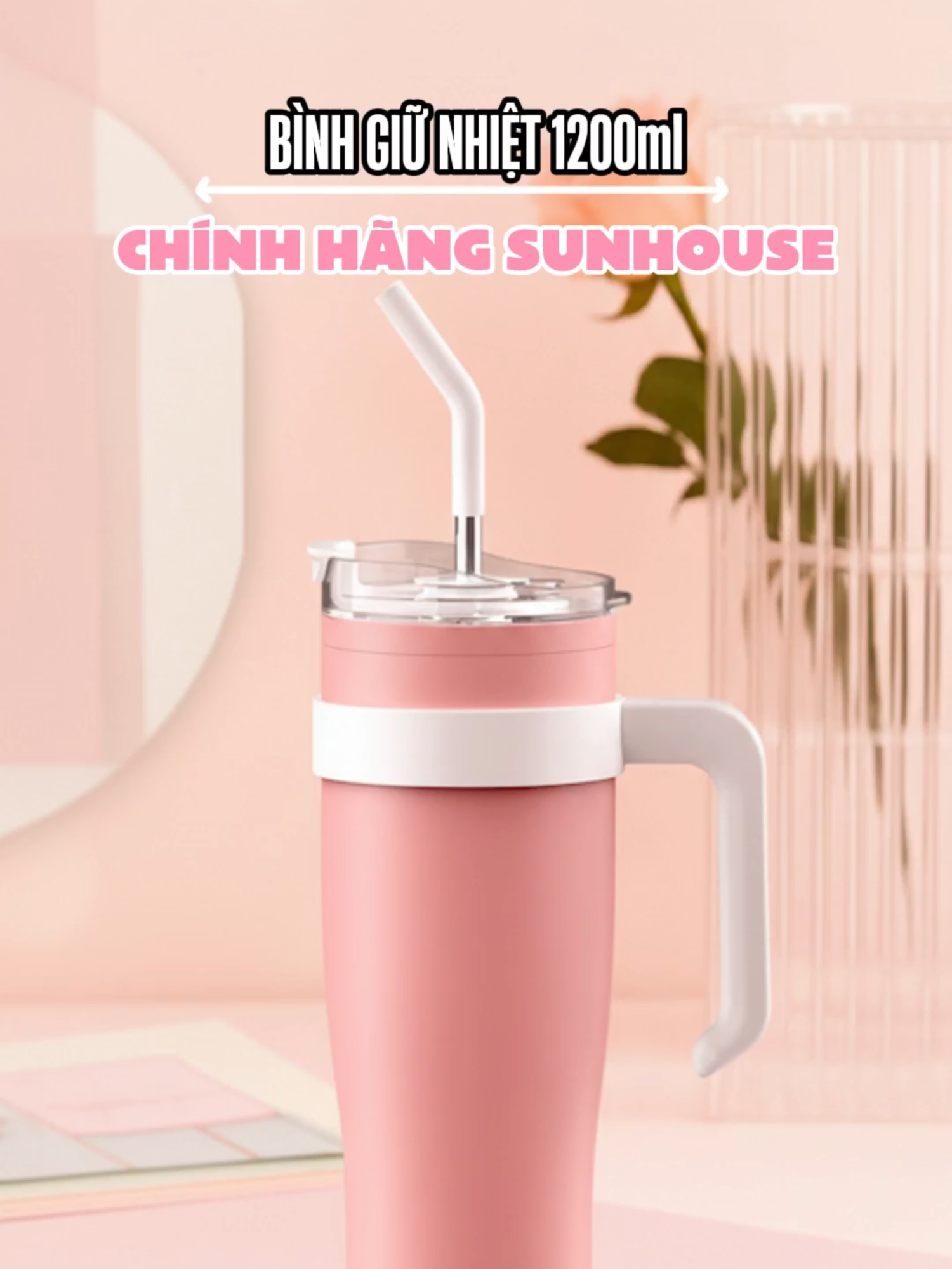 Bình nước giữ nhiệt Sunhouse chính hãng 1200ml #binhgiunhiet #sunhouse #dogiadung #dakemcn #sysvn