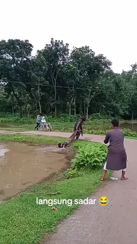 #odgj #ngakak  dipukul sembuh langsung bisa lari