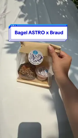 This collab is BOMB! 💥 Go get yours at #ASTRO now!  #15menitsampai #braud #bagel