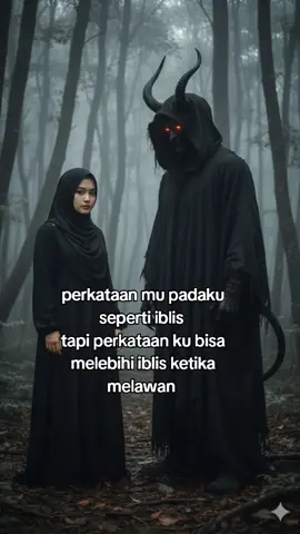 iblis pun tunduk pada tuan nya#justkonten #geminiai #ai #viral?fyp?tiktok💝💫✨ 