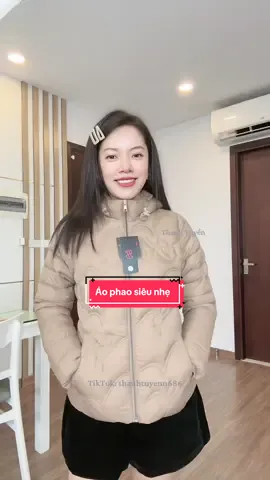 Áo phao siêu nhẹ, gọn người mà lại ấm #thanhtuyenn686 #thanhtuyen💚 #macdepmoingay #aophaosieunhe #aophaolongvu 