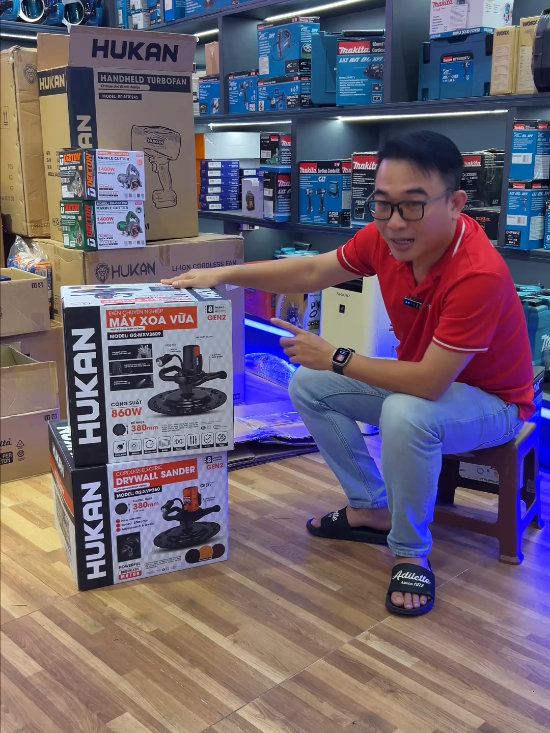 G2-XVP360, G2-MXV3609 DEKTON máy xoa vữa #visiortools #visiorvn #visior #hukan