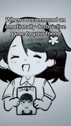 I need to see their reaction once they’re done playing 👻 #omori #art #sketch #originalcharacter #gaming 