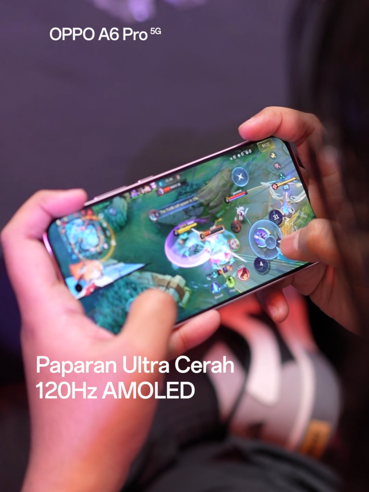 #OPPOA6Pro5G — lasak tahap bomba, hiburan tahap gamers Memang #OPPOTahanKawKaw, dari ketahanan ke keseronokan tanpa had✨