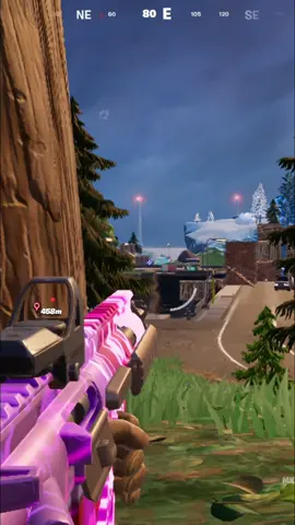 A player takes cover behind a tree before engaging in a firefight near a rocky outcrop. Watch the intense battle unfold! #gaming #action #intense #combat #gamer #gameplay