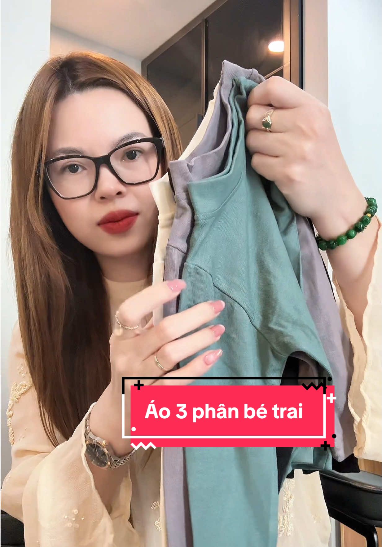 Áo 3 phân cho bé trai, chất siêu đẹp nha! #melami #quanaotreem #aobetrai #aogiunhietbetrai 