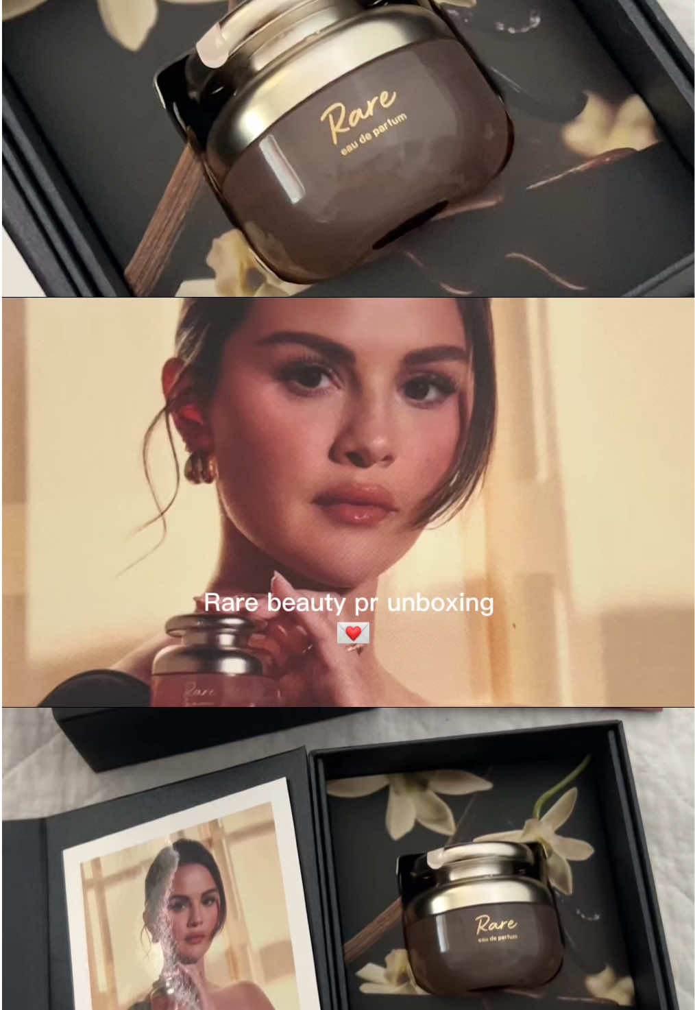 Do we like this perfume? I’m loving it so far. Thank you @Rare Beauty 🤍 #rarebeauty #rarebeautyperfume #perfumeunboxing #prpackage #foryoupage 
