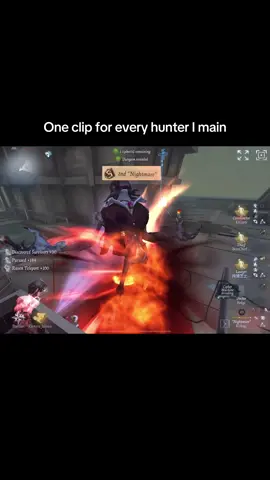 ‼️IM NOT A HUNTER MAIN‼️ So technically this isn’t EVERY hunter I main but for some I don’t have any interesting clips (I mean they’re kinda boring to me but idk) bleh I use main kinda loosely too some of the phases were really small or I don’t have badges for them. Which includes bonbon,photo,ripper, opera, clerk, naiad, goatman, wheel #idv #idvgameplay #fypppppppppppppppppppppppppppppp #viral #fyp 