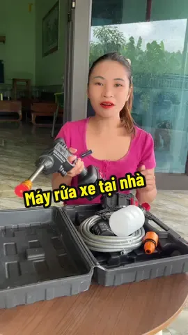 Máy rửa xe cầm tay tại nhà giá tốt #minhdola #giadungtienich #mayruaxe #mayruaxecaoap#xuhuong  