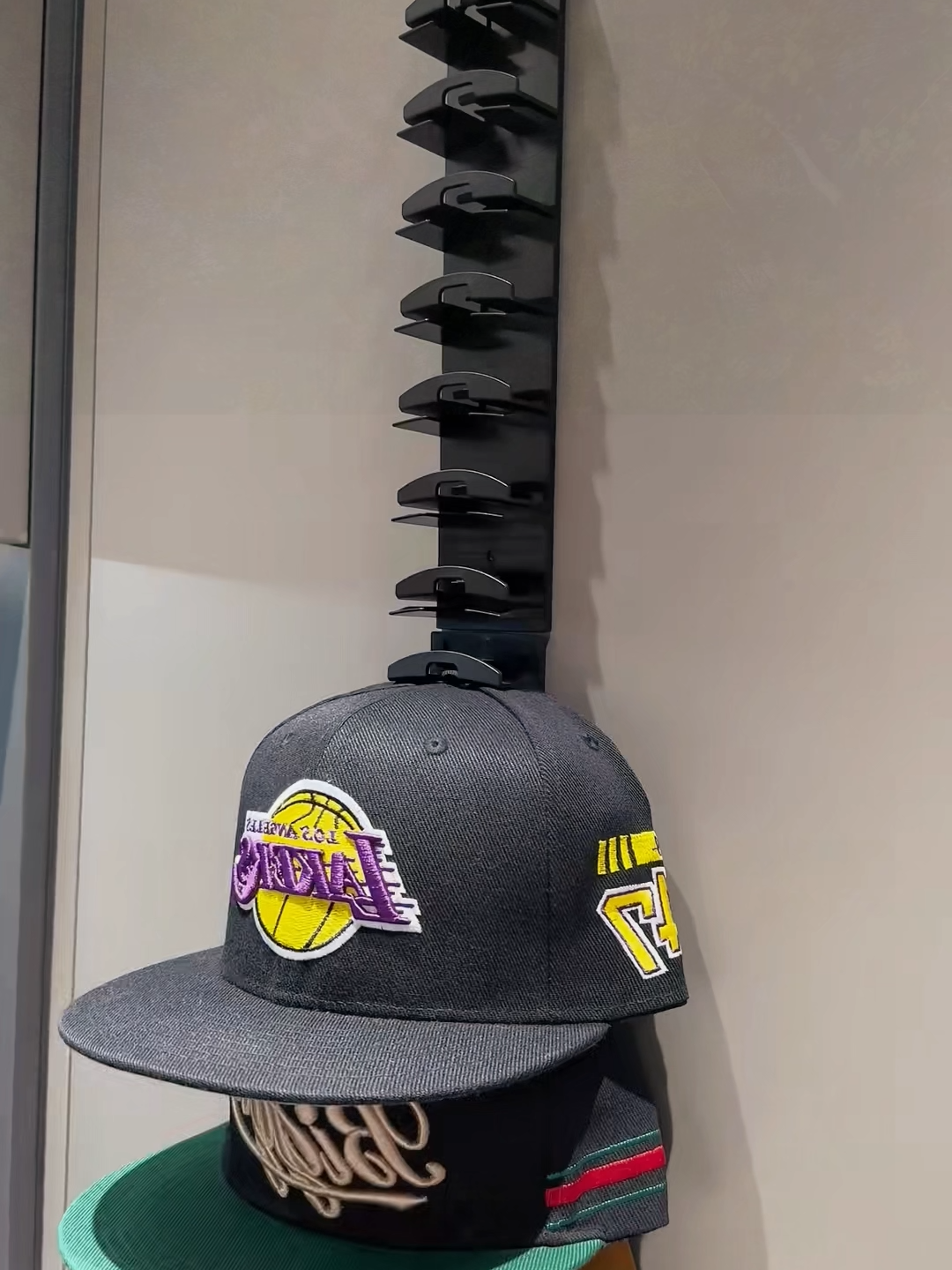 Multi-Layer Wall-Mounted Hat Rack with Dust-Resistant Strips - Clean Keep for PH Homes #DustResistantCapRackPH #MultiLayerWallMount #FilipinoHomeOrganizer BQMSNJ