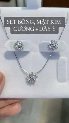 Set kim cương hoa tuyết, xink lắm lắm lun mí chị ơi 😍😍 #pnj #pnj08tl8tanquy #xh 