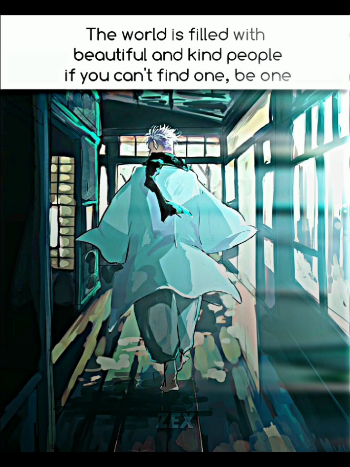 The world is full with beautiful and kind people, if you can't find one, be one. #kindness #gojo #edit #vinlandsaga #anime 