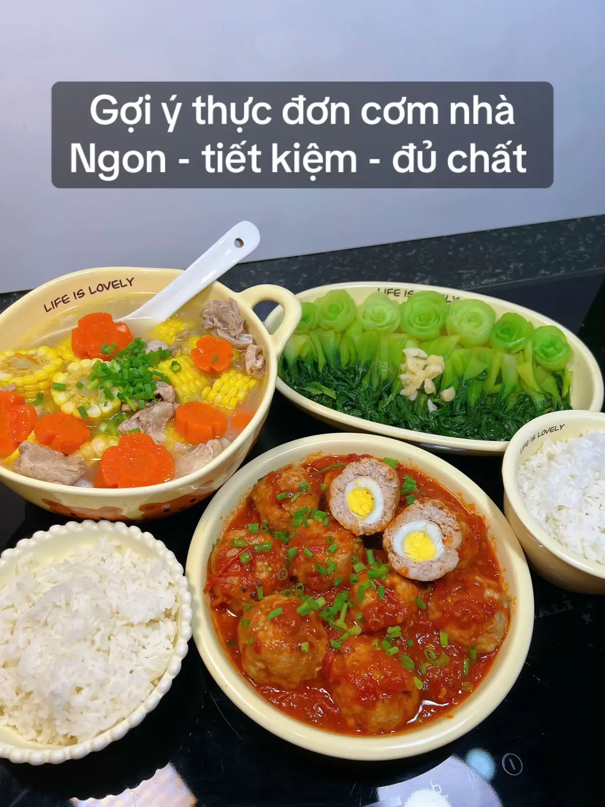 Thực đơn cơm nhà đơn giản mà vẫn đủ chất – lưu lại để không phải đau đầu nghĩ món mỗi ngày nha #nghệtrinh #cooking #food #comnha 