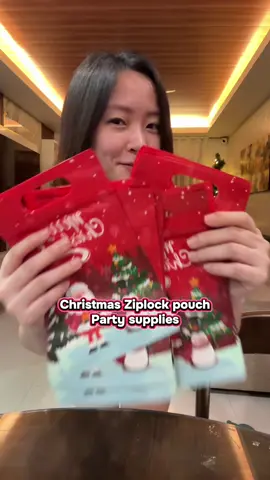 Christmas ziplock pouch #ziplockpouch #ziplock #christmaswrapper #wrapper #partysupplies 