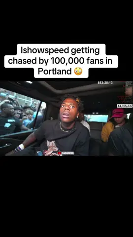 Ishowspeed getting chased by 100,000 fans in Portland 😳#ishowspeed #fyp #xyzbca 