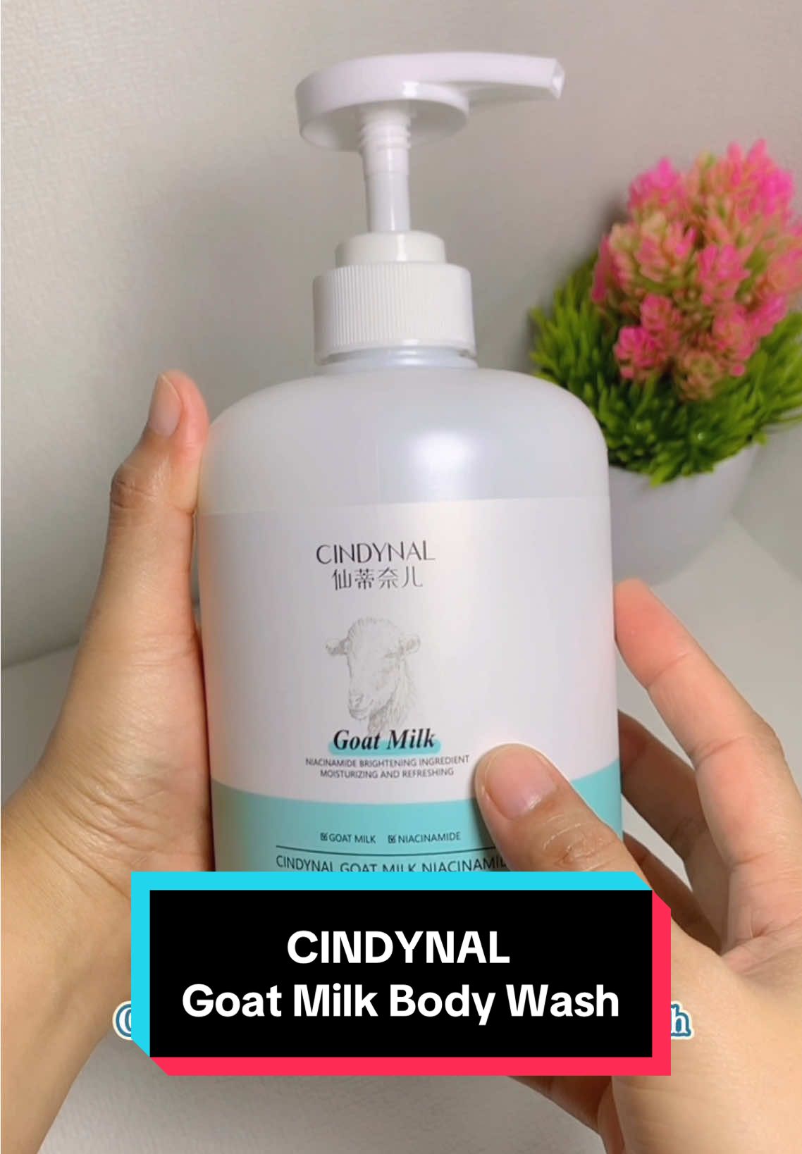 Bye kulit kering ❌ Hello kulit lembap, halus, dan wangi bareng Cindynal Goat Milk Body Wash 🤍 #goatmilk #bodywash #sabunmandicair #sabunsusukambing #cindynal 