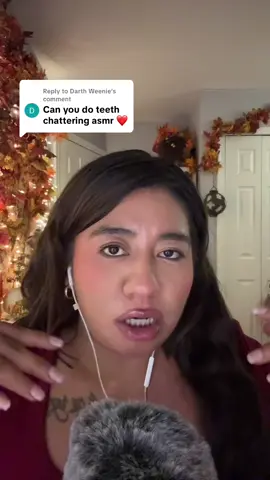 Replying to @Darth Weenie #asmrteethsounds #asmrteethtapping 