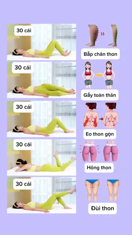 5' trước khi ngủ để có dáng đẹp❤️ #giammotoathan #giamcan#dangdep #giamcanthanhcongtainha #xuhuongthinhhanh2025