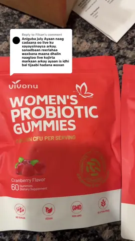 Replying to @Filsan  @ayaan_dhiiran🧠📚  @ayaan_dhiiran🧠📚 #somalitiktok #tiktokshop #womansprobioticsgummiesforwoman #ayaandhiiran 